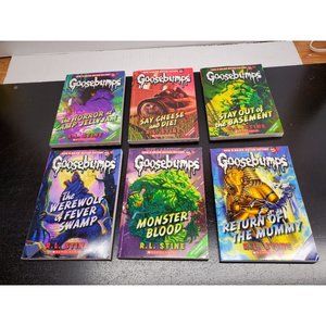 Lot of 6 Goosebumps Books by R.L. Stine